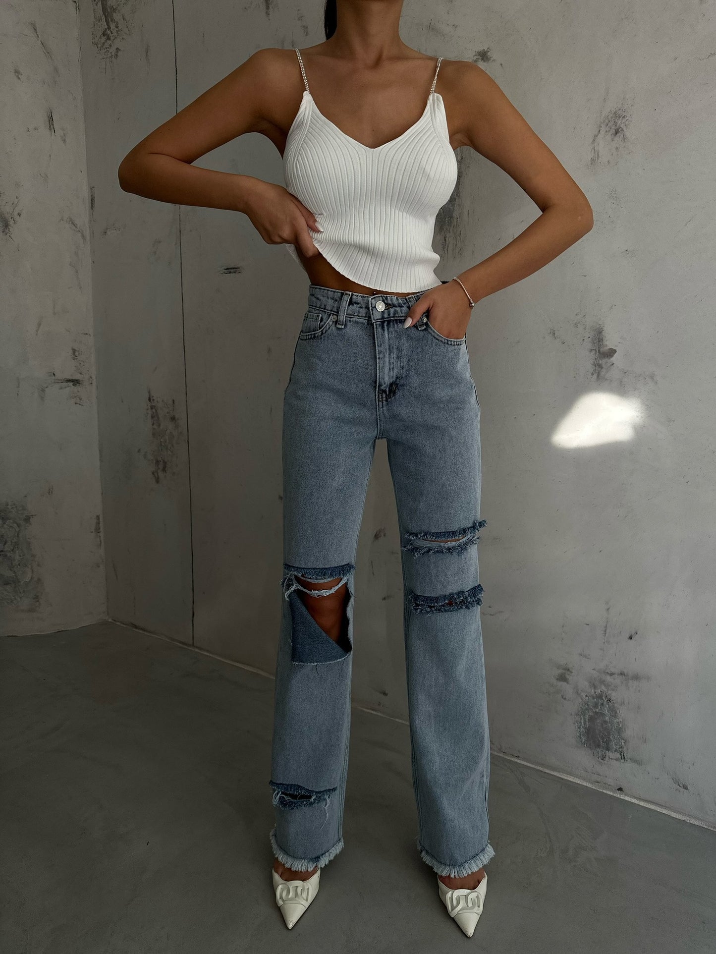 Iconic Wide-Leg-Jeans